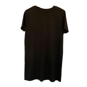 Basic Black T-Shirt Dress